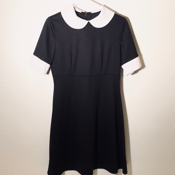 Wednesday Addams M Babydoll Dress Goth ModCloth - Picture 6 of 6
